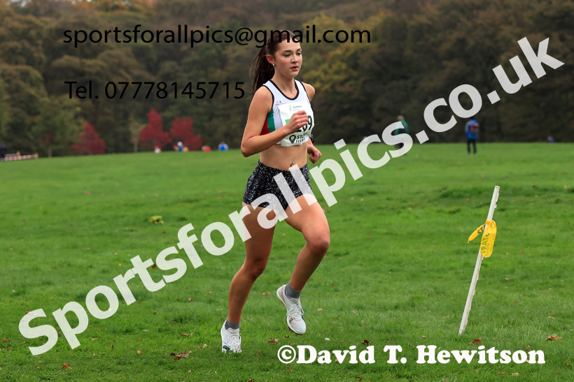 Senior Womens relay, 2025 Northern Cross Country Relays, Graves Park, Sheffield. Photo: David T. Hewitson/Sports for All Pics